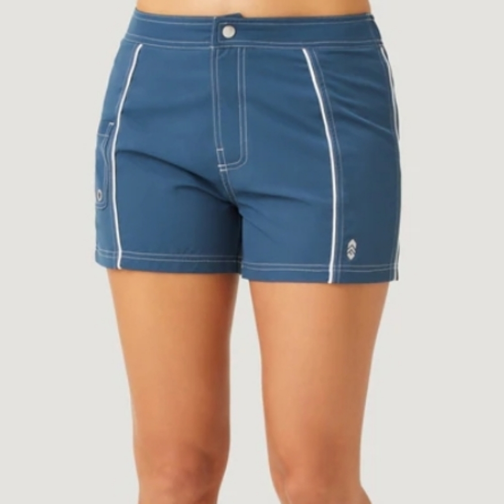 NWT Free Country Plus Women's Woven Stretch Board Short